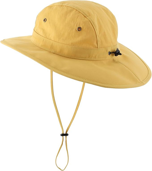 Home Prefer Summer UPF 50+ Men's Bucket Sun Hat Wide Brim Fishing Hat Safari Hat