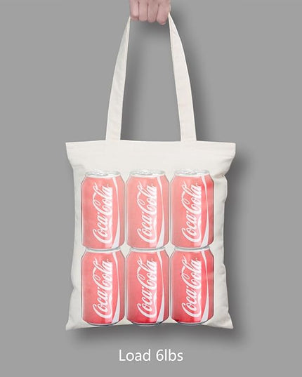 TOPDesign 30-Pack Economical 11.8"x13" Cotton Tote Bags, Lightweight Small Reusable Grocery Shopping Cloth Bags, Suitable for DIY, Advertising, Promotion, Gift, Activity