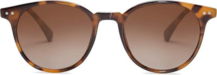 SOJOS Small Round Classic Polarized Sunglasses for Women Men Vintage Style UV400 Lens MAY SJ2113