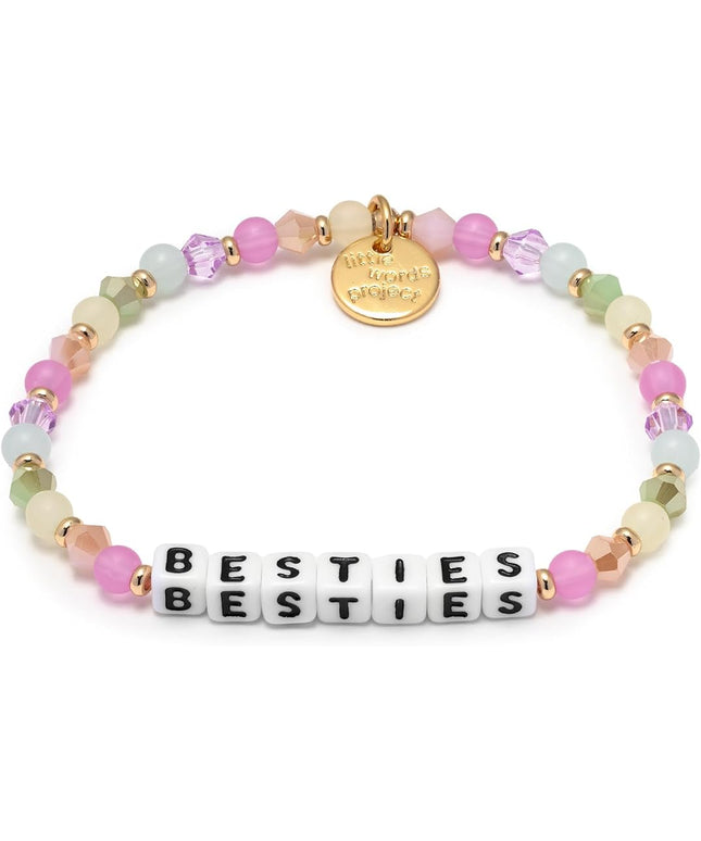 Little Words Project Mother's Day Gifts, The Original Word Bracelet, Made with Colorful Beads and Plated Brass Hardware, Handcrafted Design & Positive Message