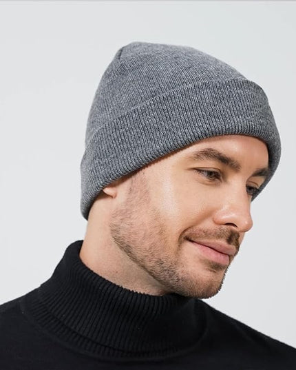 ZOORON 1&2 Pack Beanie for Men Women Slouchy Beanie Hats Winter Knit Caps Soft Ski Hat Unisex