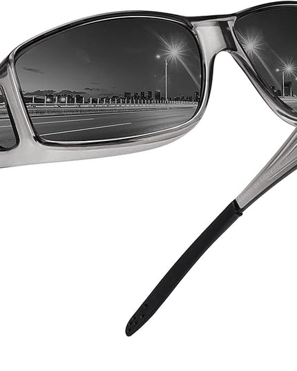 MEETSUN Fit Over Glasses Sunglasses for Men Women,Wrap Around Sunglasses Polarized UV400 Protection