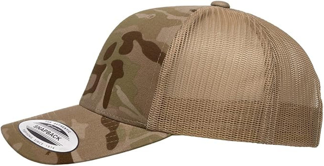 Mrlahat 6606 Yupoong Classics Retro Trucker Cap with Black Bandana