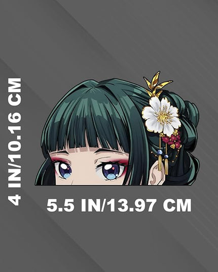 The Court Herbalist Diaries MaoMao Jinshi Anime Manga Decal Stickers for Cars Laptop Skateboard Wall Decor UV Resistant (MaoMao)