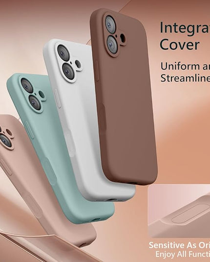 FireNova Magnetic for iPhone 17 Case, Compatible with MagSafe, [Integrated Silicone Camera Control Button] [Camera Protection] Anti-Scratch Microfiber Lining Phone Case, 6.3", Pinksand