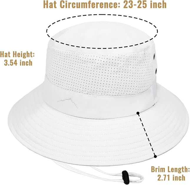 Cooling Sun Bucket Hat for Men Women Fishing Beach Safari Hats for Golf Hiking Hunting Outdoor UPF 50+