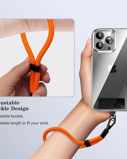 Phone Lanyard, 2 Pack Adjustable Cell Phone Lanyard Hand Phone Wrist Strap with Tether Tabs for Smartphones