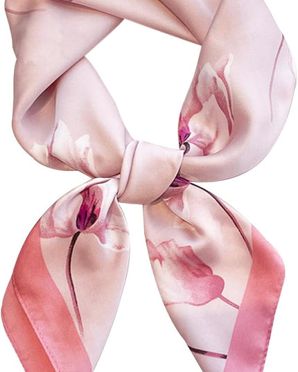 Satin Bandanas Head Scarf For Women Hair Scarves Accessories Lightweight Fashion Wrap Neck Silk Sleeping Headscarf