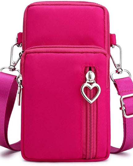 Small Crossbody Wallet Phone Bag Women Mini Crossbody Purse Cell Phone Shoulder Bag Mini Wallet Over Shoulder Strap