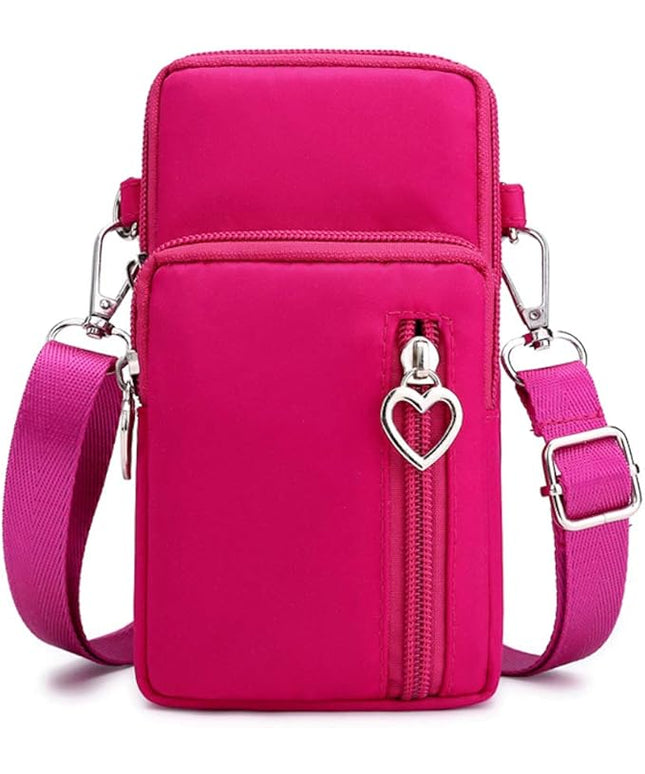 Small Crossbody Wallet Phone Bag Women Mini Crossbody Purse Cell Phone Shoulder Bag Mini Wallet Over Shoulder Strap