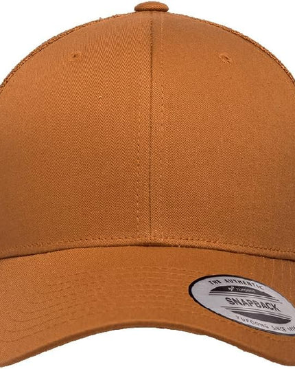 Yupoong Classic Premium Mesh 6 Panel Retro Trucker Cap | Mid Profile Snapback | OSFA | Bulk Pack Available