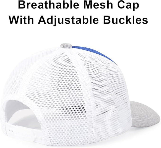 kozinu Unisex Trucker Hats Blank Mesh Snapback Hats Sport Plain Baseball Caps Adjustable Fitted Hat
