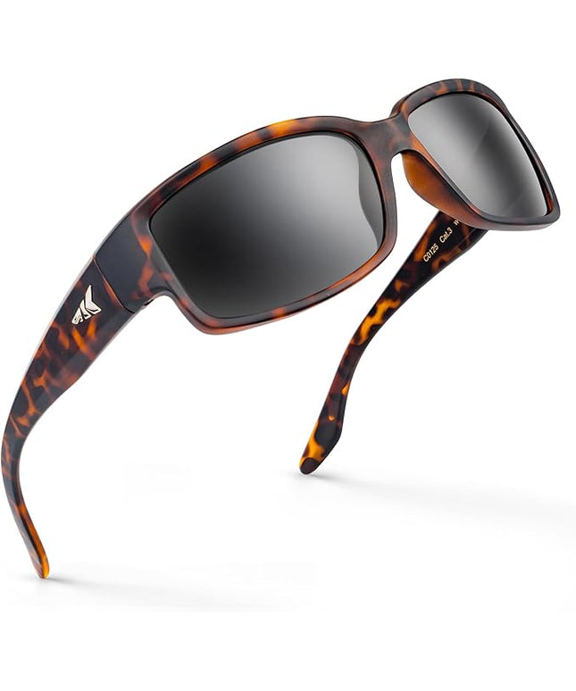 KastKing Skidaway Polarized Sport Sunglasses for Men and Women,Ideal for Driving Fishing Cycling and Running,UV Protection