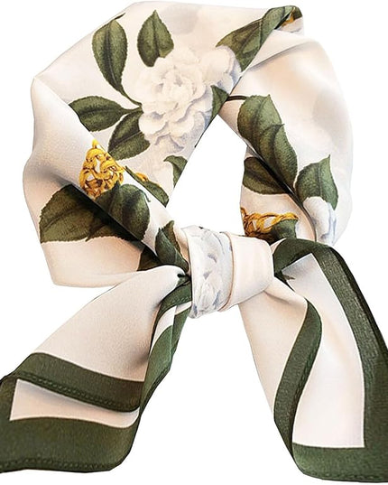 Neck Scarf For Womens Silky Head Scarves Hair Bandanas Square Scarf Fashion Accessories lightweight