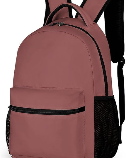 Fashion Marsala Backpack Lightweight Large Capacity Laptop Daybag for Travel Work