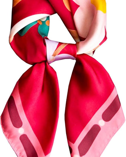 Satin Bandana Headscarf for Women Silky Hair Scarves for Fashion Lightweight