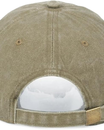HH HOFNEN Men Women Washed Distressed Twill Cotton Baseball Cap Vintage Adjustable Dad Hat