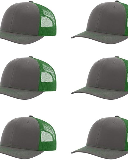 Richardson 112 Classic Six-Panel Adjustable Snapback Trucker Cap | Bulk Packs Available