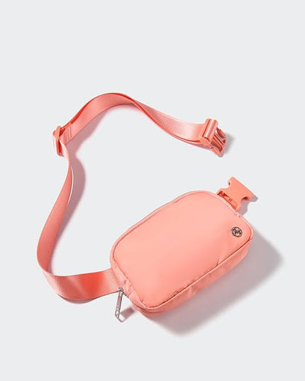 Pander Everywhere Belt Bag for Women, Fashion Waist Packs, Crossbody Bags, Everywhere Belt Bag with Adjustable Strap (Dark Salmon).