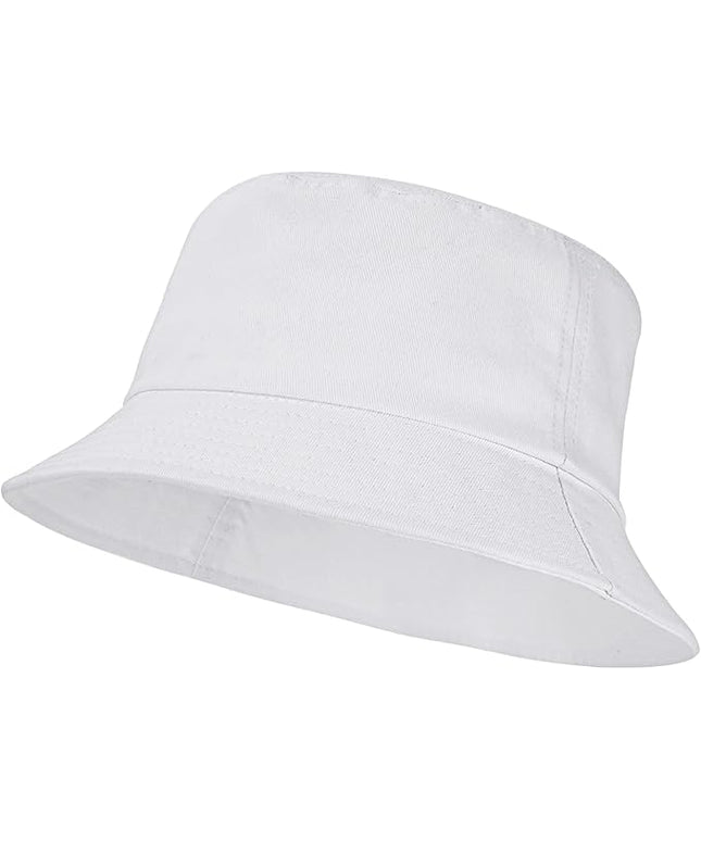 Umeepar Unisex Cotton Packable Bucket Hat Sun Hat Plain Colors for Men Women