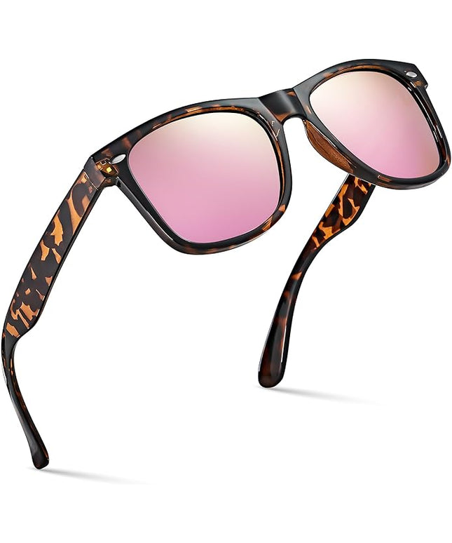 Retro Rewind Polarized Sunglasses for Men and Women - UV Protection Classic Sun Glasses