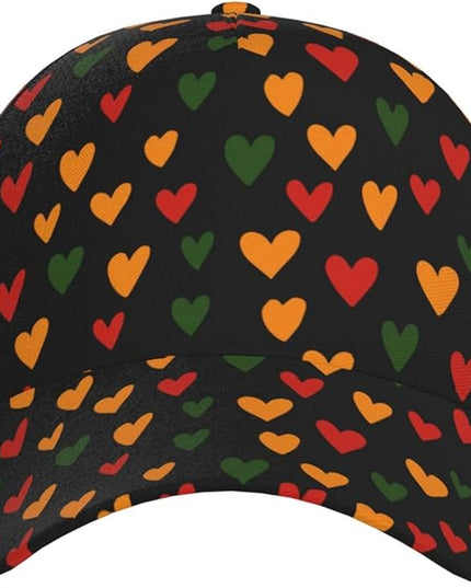 African Ethnic Tribal Style Baseball Cap for Men Women, Fashion Adjustable African Hat Casual Trucker Hats Sun Caps