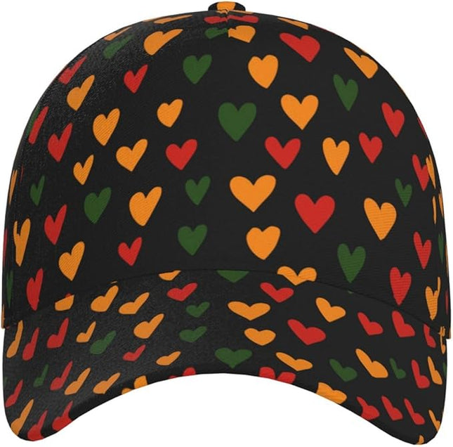 African Ethnic Tribal Style Baseball Cap for Men Women, Fashion Adjustable African Hat Casual Trucker Hats Sun Caps