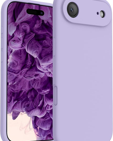 FireNova Magnetic for iPhone Air Case, Compatible with MagSafe, [Integrated Silicone Camera Control Button] [Camera Protection] Microfiber Lining Phone Case for iPhone 17 Air, 6.5", Clove Purple