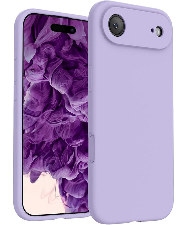 FireNova Magnetic for iPhone Air Case, Compatible with MagSafe, [Integrated Silicone Camera Control Button] [Camera Protection] Microfiber Lining Phone Case for iPhone 17 Air, 6.5", Clove Purple