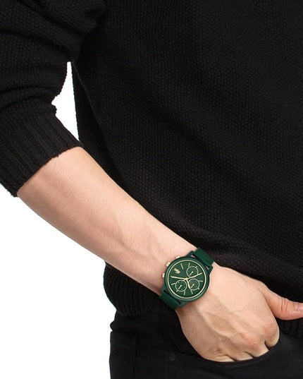 Lacoste 12.12 Move Men's Multifunction Watch – 42mm Aluminum Case, Day/Date/24-Hour Subdials, Contemporary, Sporty - Premium Fashion Timepiece - Gift for Him