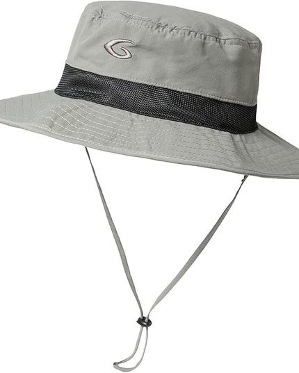 Oversized XL XXL Waterproof Sun Hat for Big Heads Mesh Bucket Hat Wide Brim Adjustable Packable Hiking Beach Fishing