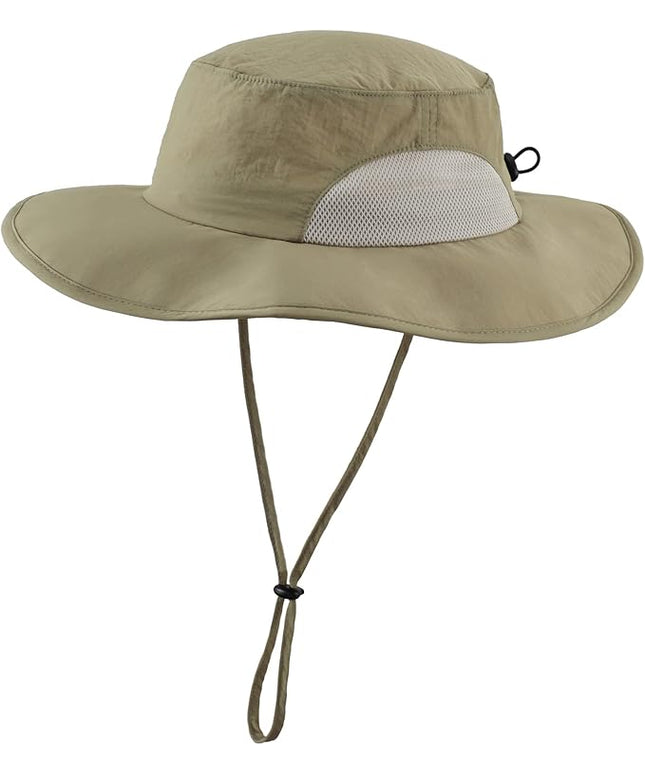 Home Prefer UPF50+ Mens Sun Hat Wide Brim Fishing Hat for Men UV Protection Womens Beach Bucket Hat for Golf Hiking Gardening