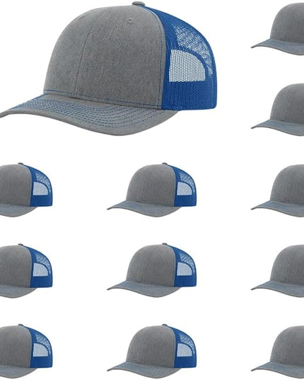 Richardson 112 Classic Six-Panel Adjustable Snapback Trucker Cap | Bulk Packs Available