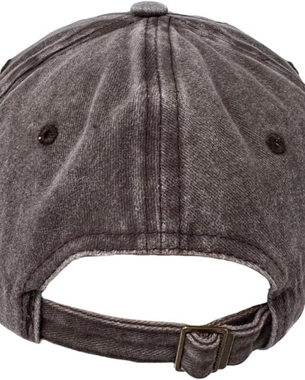 Roytrense Unisex 100% Cotton Washed Low Profile Dad Hat - Adjustable Baseball Cap for Outdoor Activities