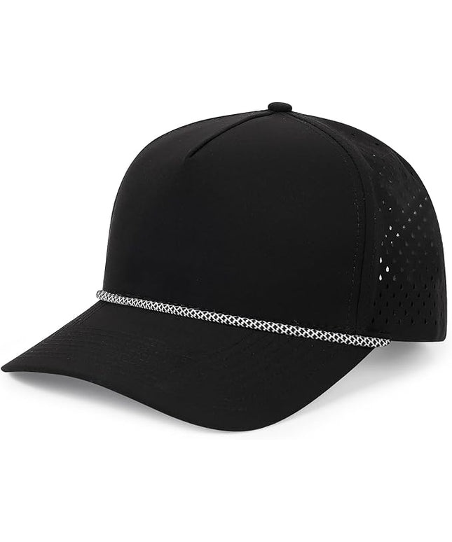 Quick Dry Baseball Cap Snapback Hats Mesh Trucker Hat for Men Women Water-Resistant Outdoor Golf Hat Ball Cap