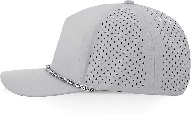 Billest Gilbert Performance 5‑Panel Snapback Hat – Adjustable Flat‑Bill Cap for Men & Women | Breathable and Lightweight