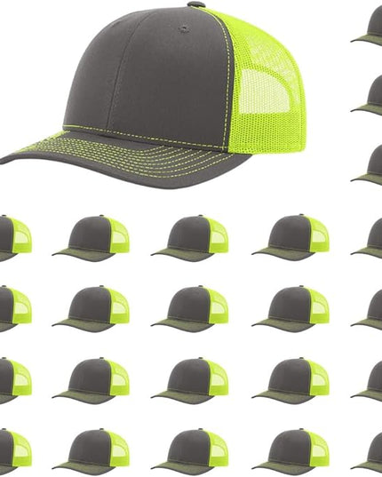 Richardson 112 Classic Six-Panel Adjustable Snapback Trucker Cap | Bulk Packs Available
