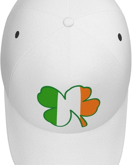 St. Patrick's Day Baseball Cap, Irish Green Clover Trucker Hat for Men Women, Fashion Adjustable Sun Visor Dad Hat
