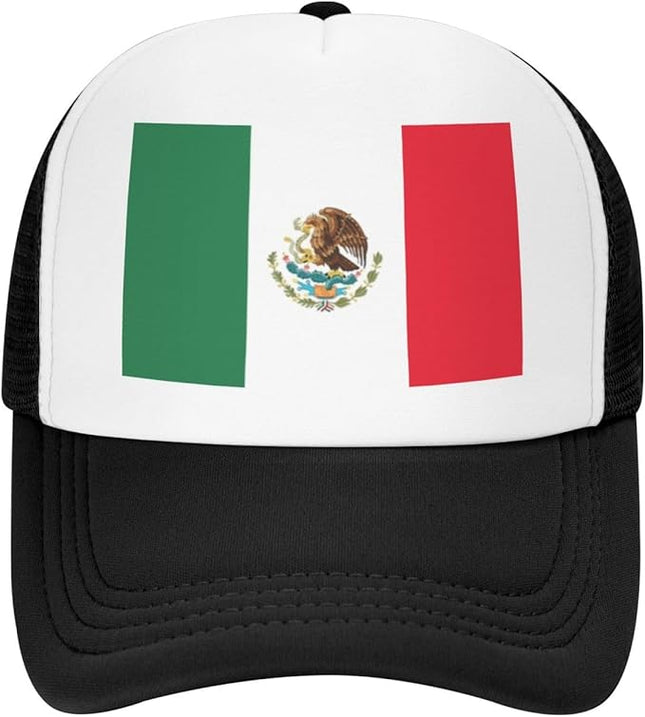 Cute Flag Baseball Cap for Men Women Mesh Trucker Hat Adjustable Patriotic Snapback Baseball Hat for Sports Running