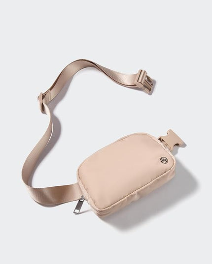 Pander Everywhere Belt Bag for Women, Fashion Waist Packs, Crossbody Bags, Everywhere Belt Bag with Adjustable Strap (Raw Linen).