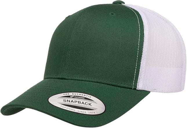 Yupoong Classic Premium Mesh 6 Panel Retro Trucker Cap | Mid Profile Snapback | OSFA | Bulk Pack Available