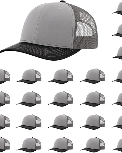 Richardson 112 Classic Six-Panel Adjustable Snapback Trucker Cap | Bulk Packs Available