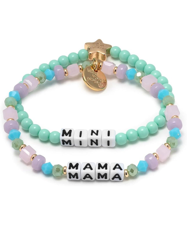 Little Words Project Mother's Day Gifts, The Original Word Bracelet, Made with Colorful Beads and Plated Brass Hardware, Handcrafted Design & Positive Message