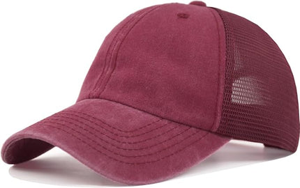 TSSGBL M, L, XL, XXL Snapback Trucker Hats Baseball Caps Adjustable Blank Mesh Back Ball Caps for Men Women