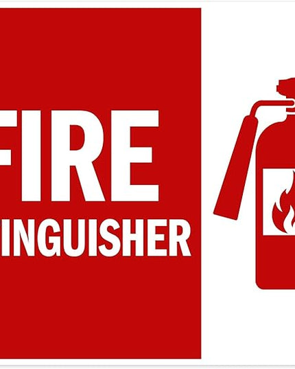 Fire Extinguisher Graphic Sign, 24x30 Inches, Rust Free .063 Aluminum, Fade Resistant, Made in USA by My Sign Center