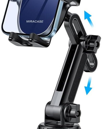 Miracase Universal Cup Phone Holder for Car, [Upgraded Version] Adjustable Long Neck Car Cup Holder Phone Mount Cradle Friendly Compatible with iPhone Samsung Google and All Smartphones, Blue