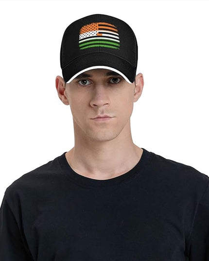 Unisex Baseball Cap Trucker Dad Hat for Men Women Adjustable Outdoors Sun hat Black