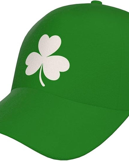 St. Patrick's Day Baseball Cap for Men Women Flower Print Sport Outdoor Travel Trucker Hat Sun Protection Dad Hats
