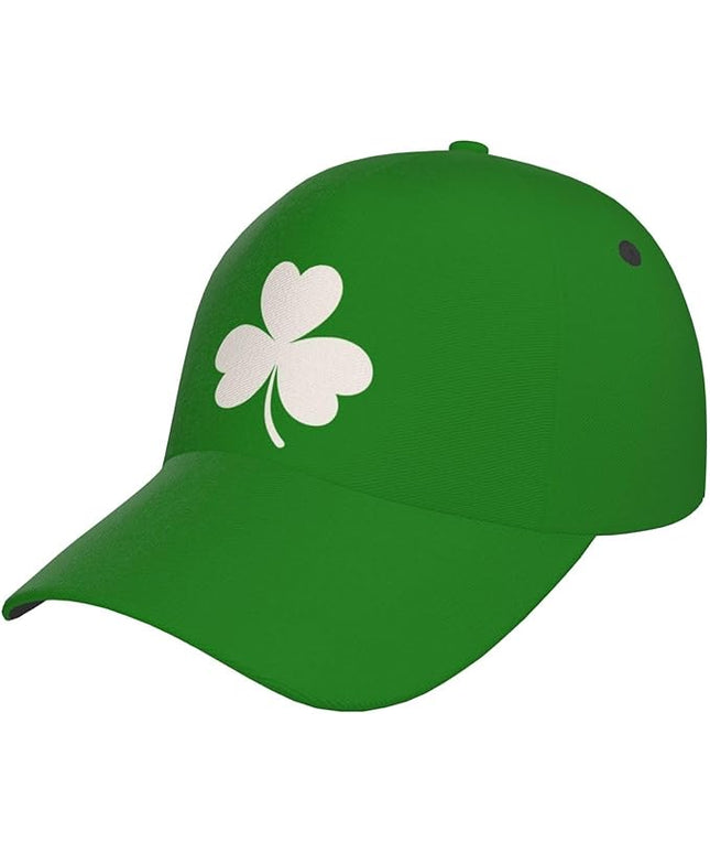 St. Patrick's Day Baseball Cap for Men Women Flower Print Sport Outdoor Travel Trucker Hat Sun Protection Dad Hats