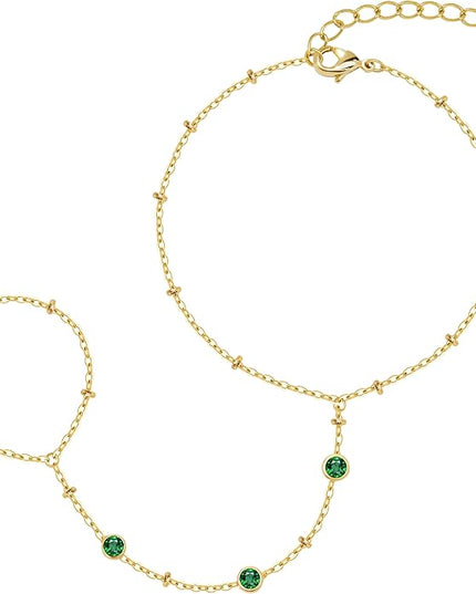 Gold Bracelets Set for Women Stack, Dainty Thick Bracelets Stack for Women Trendy, Simple Thin Gold Plated Cuff Stackable Bracelets With Beaded Cuban Paperclip Snake Rope Bangle Hand Chain Jewelry Gifts for Women Non Tainish